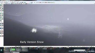 Dark Storm Indie Game Dev Blog #1.5 Snow Test