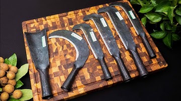 DAO PHÚC SEN, NÔNG CỤ LAO ĐỘNG: THUỔNG, DAO QUẮM, RỰA, LIỀM PHÁT CỎ- HÀNG CHUẨN CỦA HTX DAO PHÚC SEN