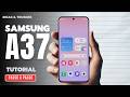 Como ativar ou desativar o som por toque na tela no Samsung Galaxy A37