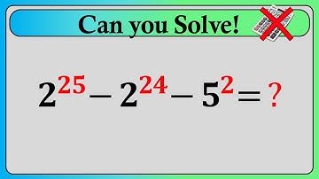 Nice Exponent Math Simplification Problem | No calculator!!