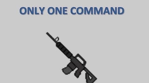 Guns one block command