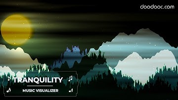 Beach |Tranquility |  Music Visualizer | doodooc.com