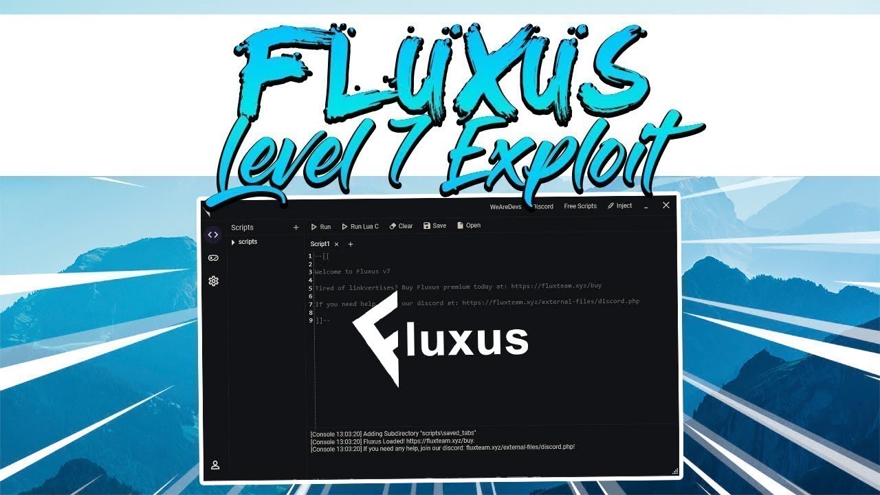 Roblox Free Executor Script Fluxus (Mac OS/Windows] // Roblox