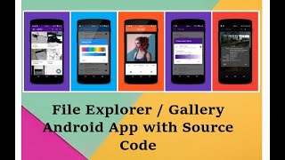 Gallery App with Source Code in Android Studio screenshot 1