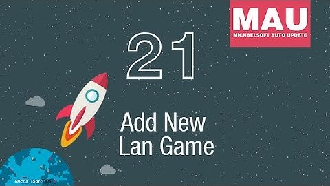 21) MichaelSoft Cybercafe Diskless System (MAU) - How to add LAN game?