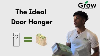 How To Print Money With Door Hangers | Chase Grant