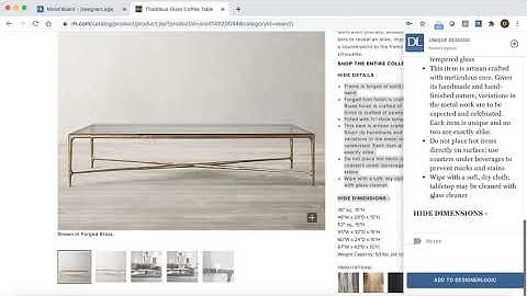 DesignerLogic: mood board pdf workflow part 4: add items with web clipper