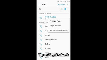 How to forget a Wi-Fi network on Android devices