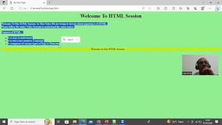 Learn HTML - Lesson 5 - Setup Font size and text in HTML Profile