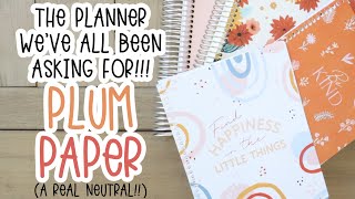 WHAT'S NEW FROM PLUM PAPER!? | A True Neutral Planner!