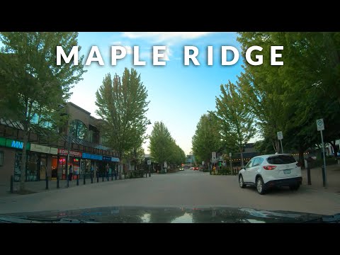 Maple Ridge BC - Downtown Drive 4K - British Columbia, Canada