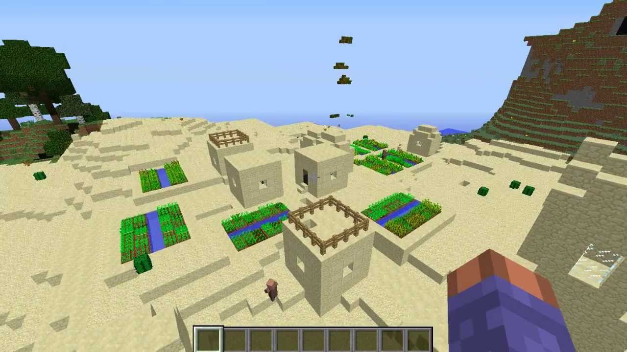 Cool npc village, diamonds, jungle temple Minecraft seed 1.5.2
