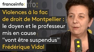 Violences à la fac de droit de Montpellier : le doyen et le professeur 