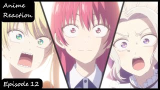 Anime Reaction | Girlfriend, Girlfriend episode 12 (カノジョも彼女)