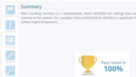 Advanced Hardware Lab 3-4: Select and Install Memory