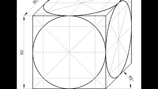 Circulos en Perspectiva Caballera Reducida