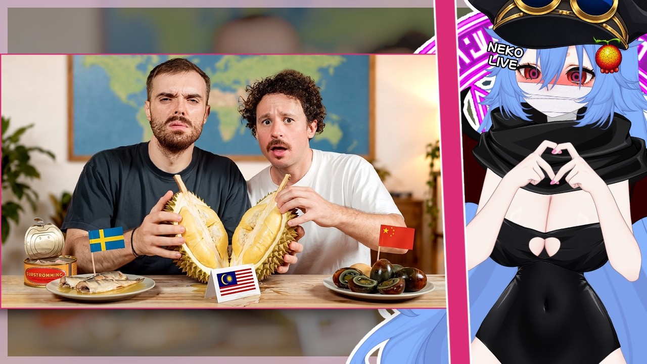 NEKO REACCIONA #418 | Probé las Comidas Más Raras del Mundo con Luisito Comunica by Ibai