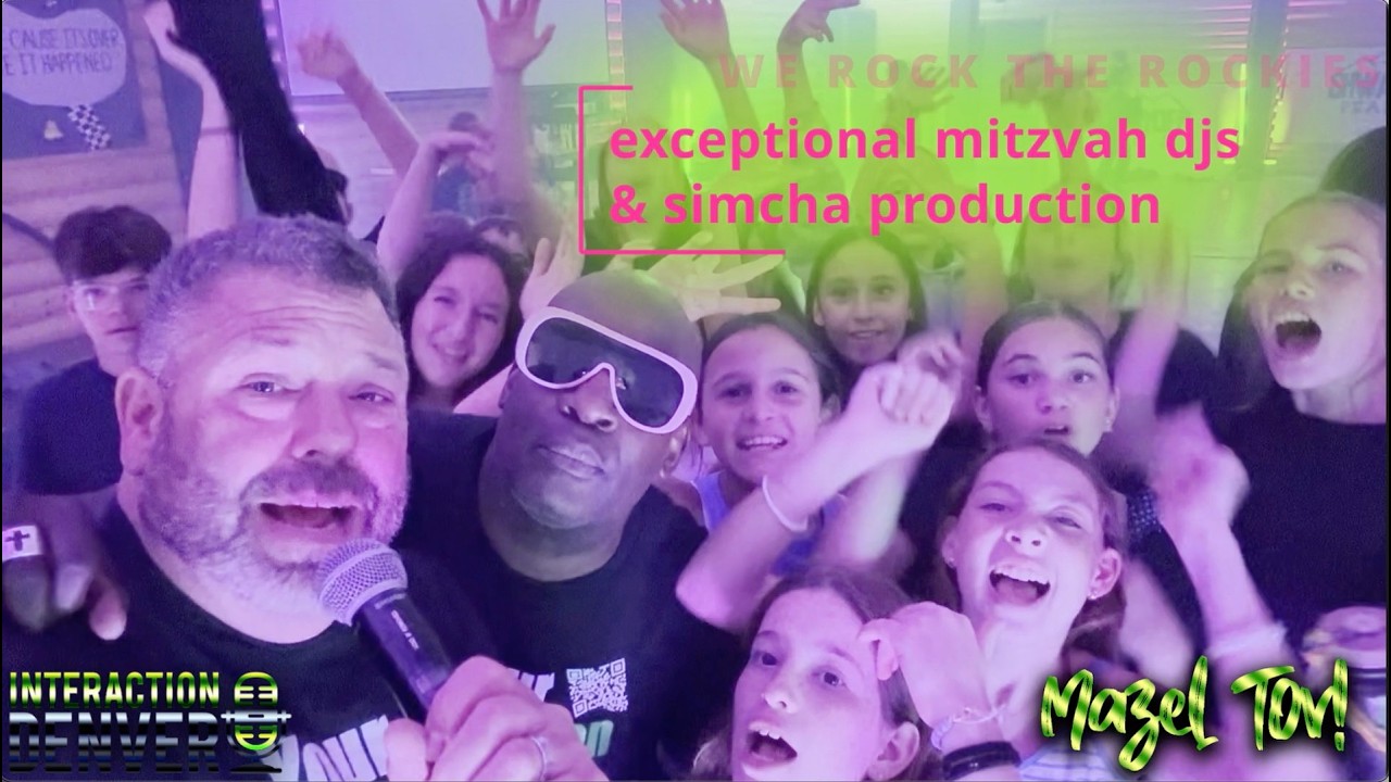 Denver Bar Mitzvah DJ Scotty O’Brien & MC Skywalker Ignite Your Party! Rocky Mountain Bat Mitzvah DJ