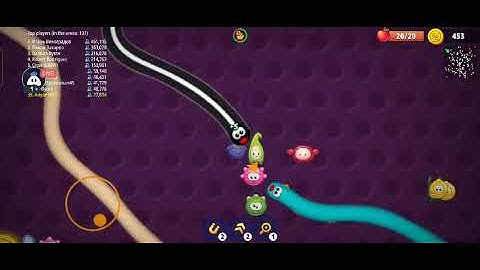 Wormszone.io live stream biggest worms hunting part (11) || Android / ios gameplay Walkthrough