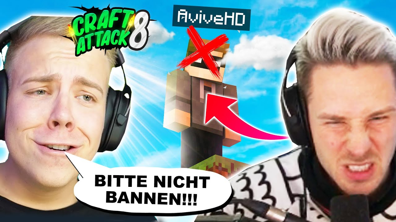 Ist DAS der BANN für AVIVE??!! POGWARTS TOR fertig! CraftAttack 8!