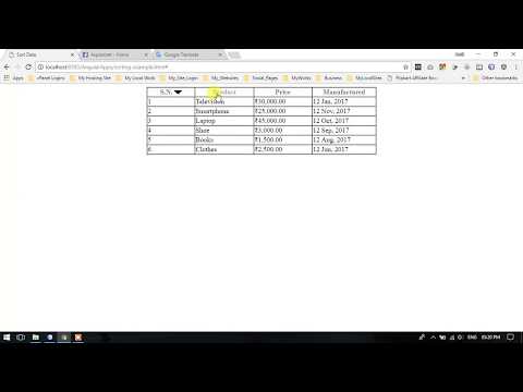 orderBy Demo - AngularJS Filters