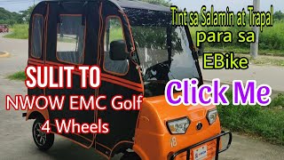 NWOW EMC Golf Ebike | Install Tint at Trapal | Sulit ang Gawa