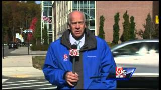 Grief counselors meet with students about slain teacher