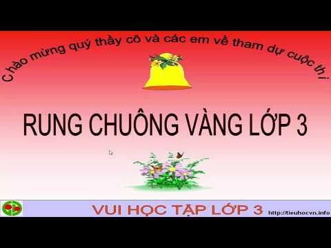 Rung chuông vàng | Trò chơi học tập | Ôn tập Hè Lớp 3