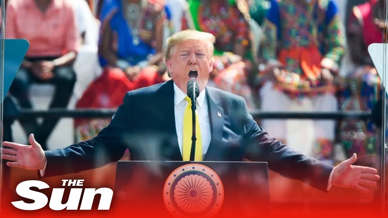 Donald Trump hilariously tries and fails to pronounce Indian names and Hindi words at state visit