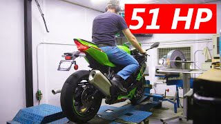 Kawasaki ZX4RR on the DYNO (REAL POWER REVEALED)