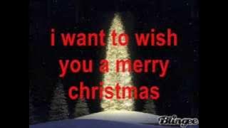 i want to wish you a merry christmas w/lyrics