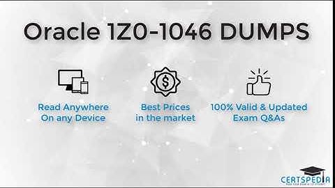 Valid Oracle 1z0-1046 Dumps | Updated 1z0-1046 Exam Questions