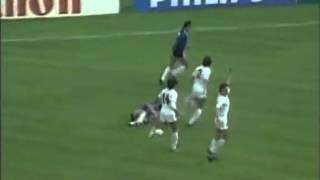 Maradona vs Uruguay in World Cup 1986 (Every touch)