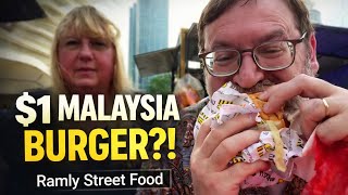 $1 Street Burger in Malaysia 🇲🇾 (Better Than McDonald’s?)