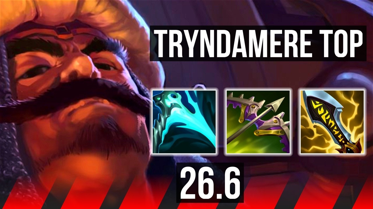 Watch Tryndamere beat Zaahen in Grandmaster elo! 
Learn what runes to use, what items to build, understand how to lane, teamfight, and outplay your opponents as #Tryndamere. 
/// #LeagueOfLegends high elo replay 
 
Thank you for watching! 
Did you learn something new? Share it in the comments! 
If you liked this video, please leave a thumbs up, if you disliked it, be sure to give me feedback in the comments. I appreciate your support! 
 
~~~| DOMISUMREPLAY |~~~ 
High elo replays for every role and champion. Improve your gameplay. Many uploads per day. 
 
~~~| WATCH MORE |~~~ 
Main channel: https://www.youtube.com/channel/UChkYqBSmrYsPjOTK2N4pdWg?sub_confirmation=1 
Tryndamere channel: https://www.youtube.com/channel/UCS0YGwu4ZMbias8xr5ufGJw?sub_confirmation=1 
 
More replays of: 
- Tryndamere vs Zaahen: https://www.youtube.com/playlist?list=PLe5Uddr5-TN0rIZViBENZPT3fHja0-Icj 
- Tryndamere TOP: https://www.youtube.com/playlist?list=PLe5Uddr5-TN391FLy62RbXFQgVu9_wWD5 
 
~~~| MATCH INFO |~~~ 
GAME TYPE: Ranked Solo/Duo 5v5 
REGION: NA 
AVERAGE RANK: Grandmaster 
SEASON: Season 2026 
PATCH: 26.6 
 
~~~| SPECTATED PLAYER |~~~ 
CHAMPION: Tryndamere 
SKIN: Sultan Tryndamere 
RANK: Master 
RIOT ID: foggedftw2 # NA1 
OP.GG: https://op.gg/summoners/na/foggedftw2-NA1 
RUNES: DOMINATION - Hail Of Blades, Sudden Impact, Grisly Mementos, Treasure Hunter; PRECISION - Legend: Alacrity, Last Stand (Attack Speed + Adaptive Force + Health) 
 
~~~| OPPONENT |~~~ 
CHAMPION: Zaahen 
RANK: Grandmaster 
RUNES: RESOLVE - Grasp Of The Undying, Demolish, Second Wind, Overgrowth; INSPIRATION - Triple Tonic, Cash Back (Attack Speed + Adaptive Force + Health) 
 
I am not one of the summoners playing in the matches uploaded to this channel, so I am unfortunately unable to answer questions about decisions made by the summoners in the game. 
 
played at 2026-03-26 17|17|44 (CET); rec on sd-banana at 2026-03-27 19|51|50 (CET); mtdt at 2026-03-27 20|21|58 (CET); NA-5520331550-TOP-RED