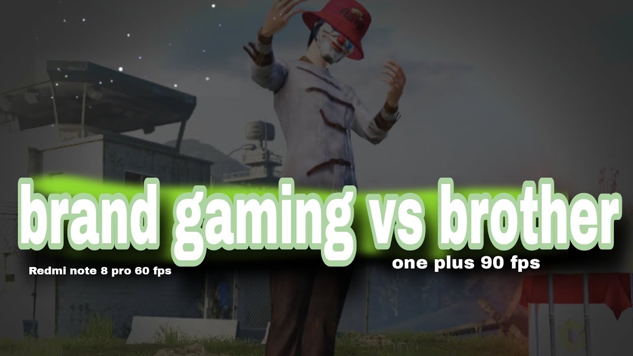 1vs 1 with brother best tdm game play 60 fps vs 90 fps like subscribe ...