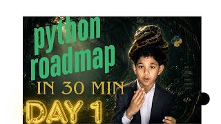🔥 Learn Python in 30 Minutes | Day 1: Variables & Data Types Explained 🚀🐍 | Python for Beginners