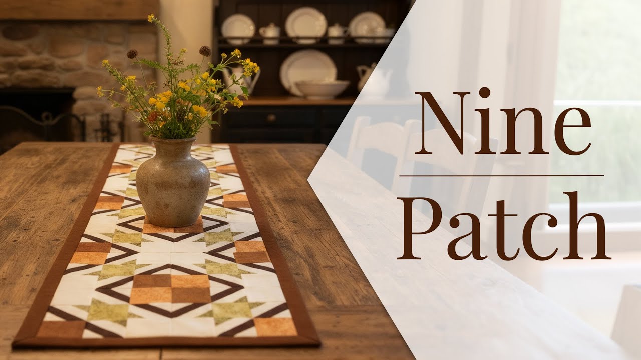 Do Básico ao Incrível: Transforme o Nine Patch em Blocos Modernos | Patchwork Sem Segredos
