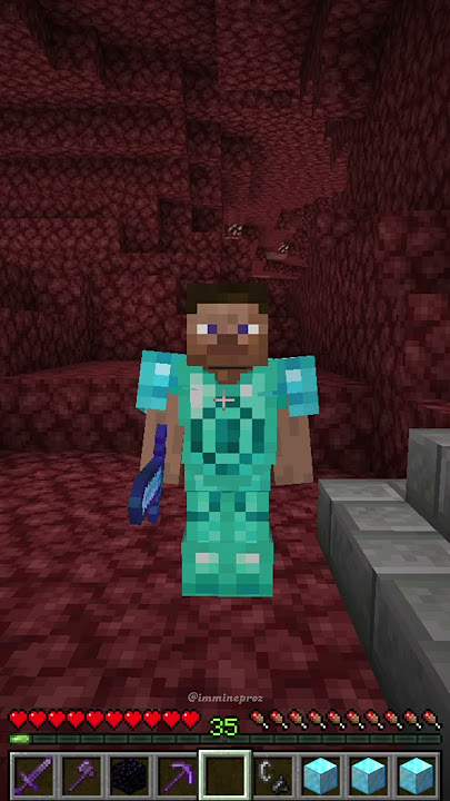 Minecraft: Herobrine's Impossible Helps To Me - Montero (Lil Nas X) #shorts