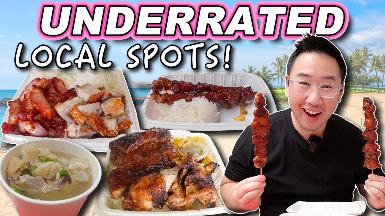 Underrated Hawaii Eats! || Hawaii Hidden Gems Only Locals Know