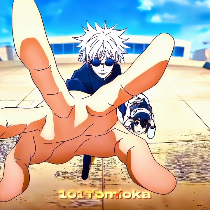 Gojo with Blindfold x Gojo with Glasses - Menina Do job Slowed || #anime #gojo