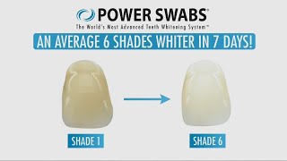 Get whiter teeth in 7 days with Power Swabs