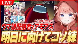 【アモアスLIVE】明日のコラボに向けてコソ練します　リスナー手伝って～！【AmongUs】