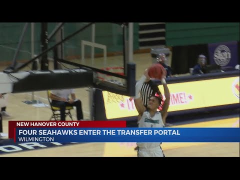 Days after the season ends, four UNCW Men's Basketball players enter the transfer portal