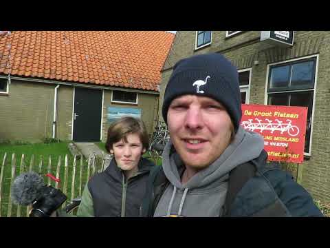 Een wandeling door Midsland Terschelling na het wisselvallige weer met sneeuw en hagel.
