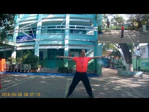 Video BÀI THỂ DỤC LỚP 9 - NỮ 45 NHIP 2 HUONG - YouTube