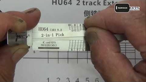 Demo operation video of Lishi HU64 (10)  v.2 2-in-1 Auto Pick and Decoder