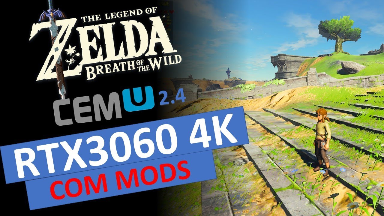 The Legend of Zelda Breath of the Wild CEMU 4K+MODS - YouTube