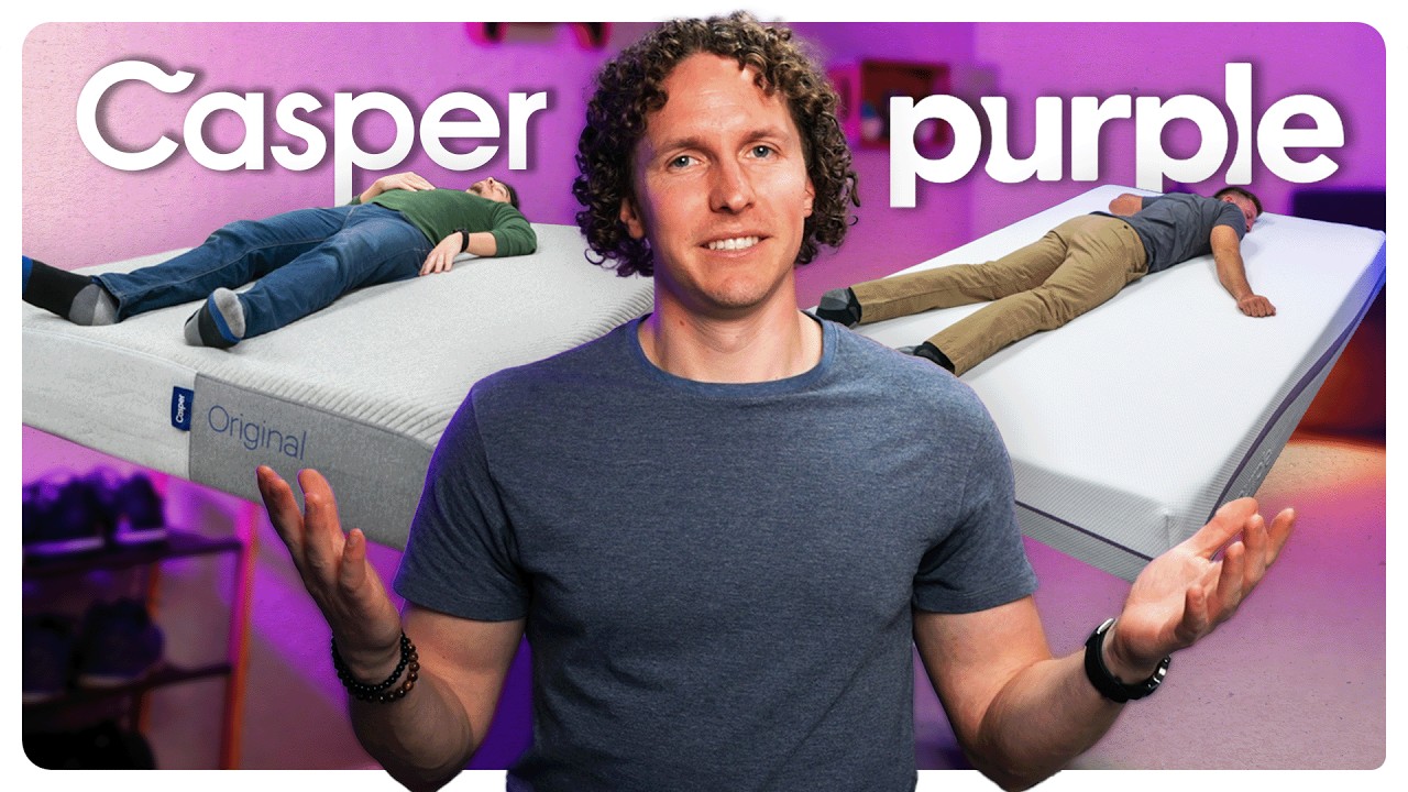 Casper vs Purple Mattress Review | Which Bed Is Better? (2024) - YouTube