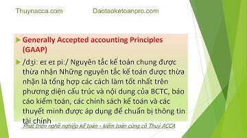Học Tiếng Anh chuyên ngành Kiểm toán cùng cô Thủy ACCA